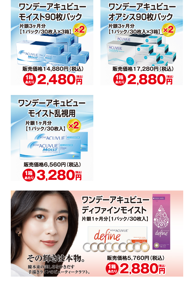 ナガタのコンタクトレンズ